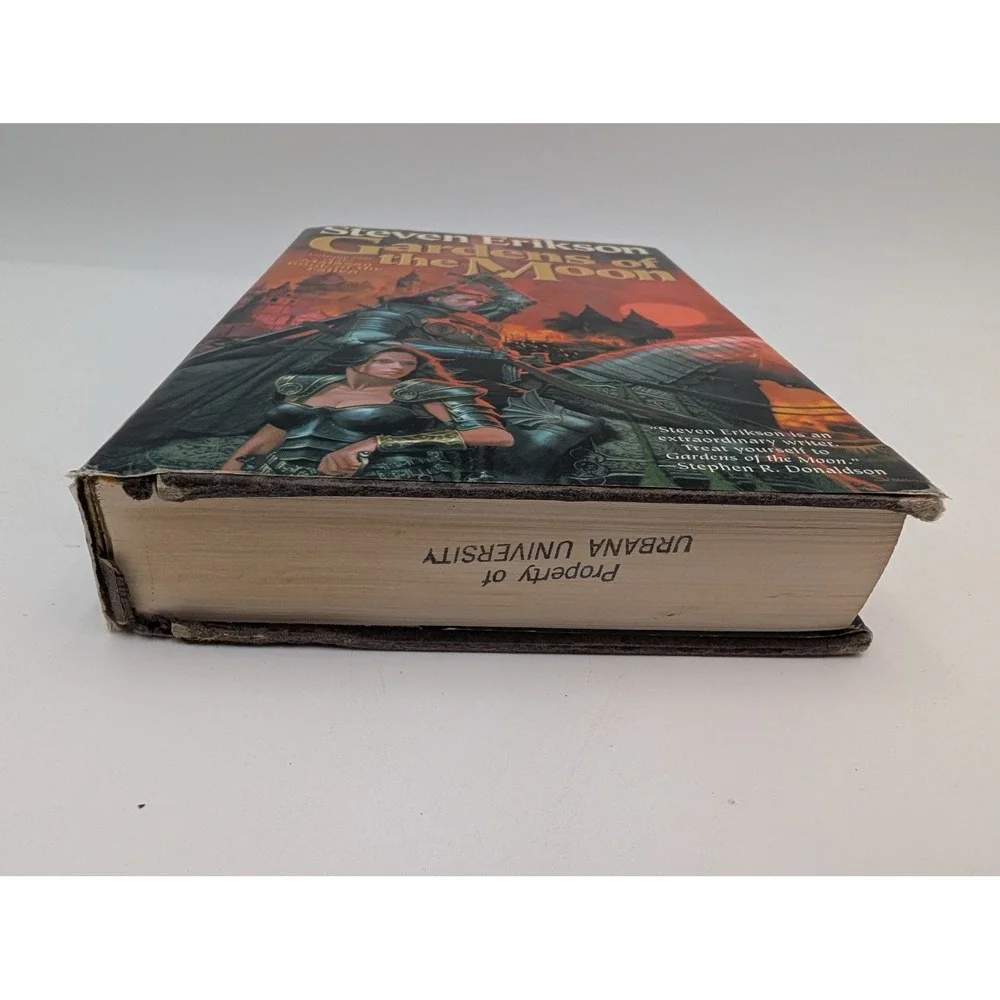 Gardens of the Moon Steven Erikson Hardcover Malazan Book One 1999 Tor